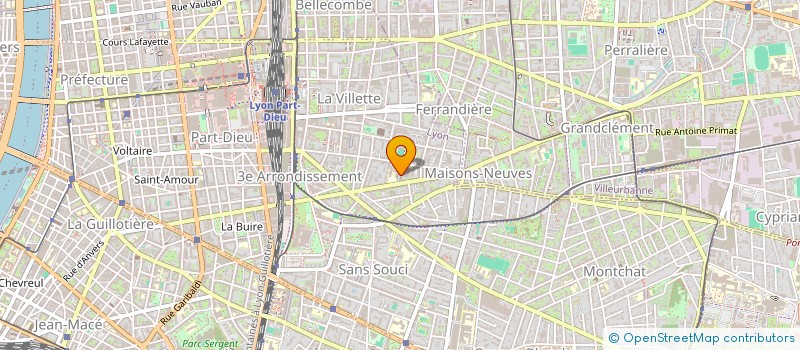 localisation de l'entreprise SCI MEYNIS  LYON