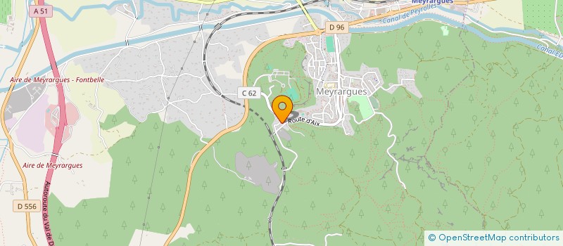 localisation de l'entreprise SCI MEYRARGUES-BANDOL  MEYRARGUES
