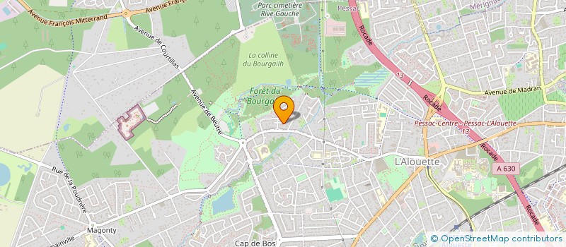 localisation de l'entreprise SCI MEYRIGNAC  PESSAC