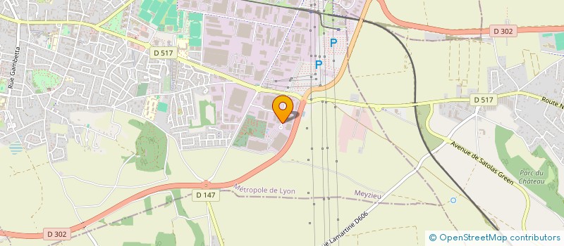 localisation de l'entreprise SCI MEYZOT  MEYZIEU