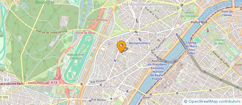 localisation de l'entreprise SCI MEZ - AR - LOUEDEC  PARIS