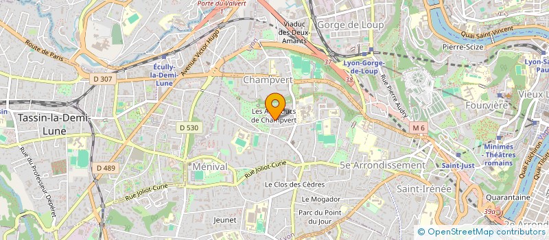 localisation de l'entreprise SCI MEZ AR REUN  LYON