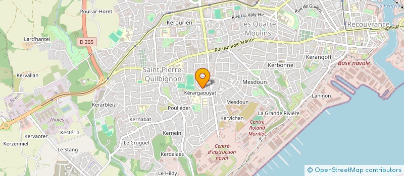 localisation de l'entreprise SCI MEZ-LAN à BREST