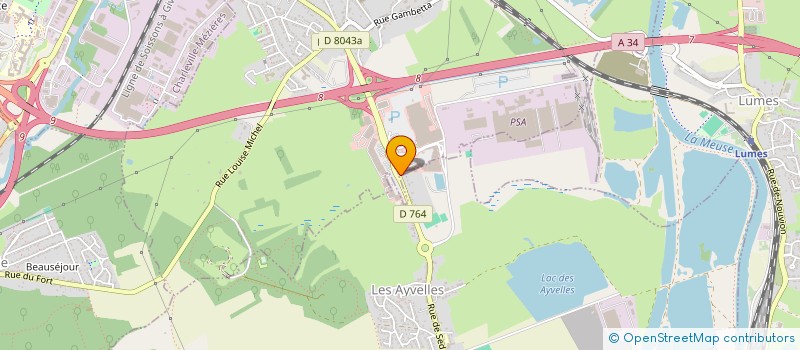 localisation de l'entreprise SCI MEZATTI  LES AYVELLES