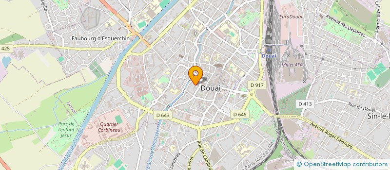 localisation de l'entreprise SCI MEZDOUR à DOUAI