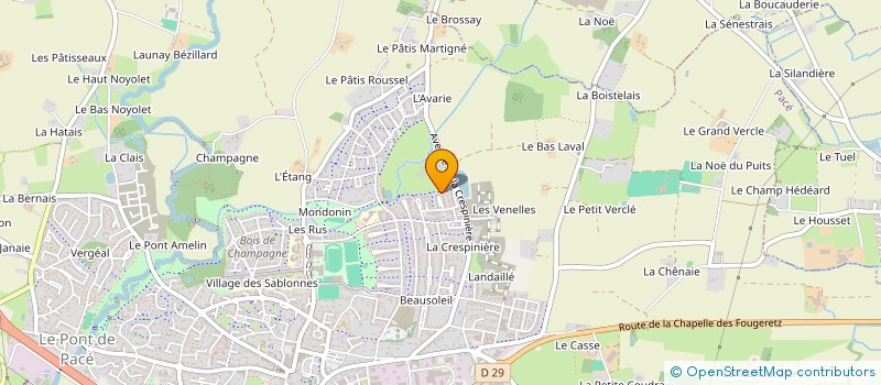localisation de l'entreprise SCI MEZENGE  PACE