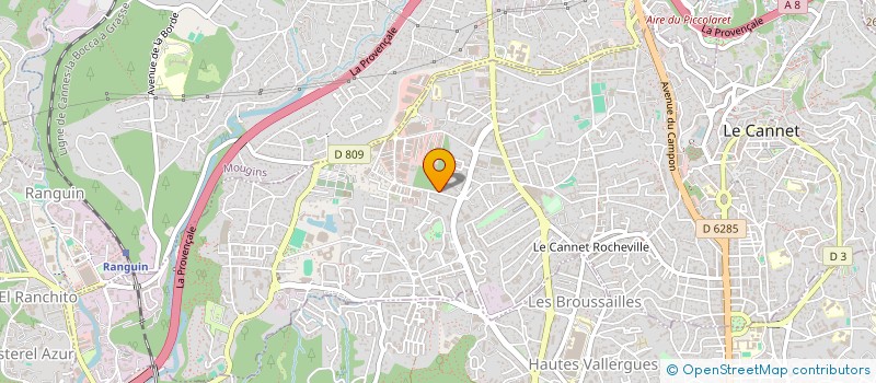 localisation de l'entreprise SCI MEZIA à LE CANNET