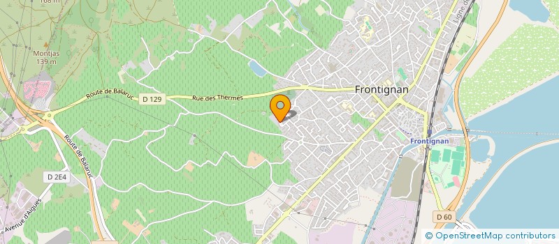 localisation de l'entreprise SCI MEZIANE à FRONTIGNAN