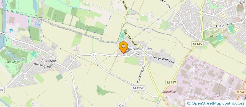 localisation de l'entreprise SCI MEZIANI MEKKI  NOYELLES-LES-SECLIN