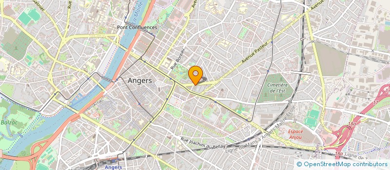localisation de l'entreprise SCI MEZIERE MAREAU à ANGERS