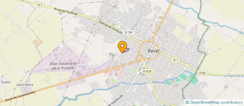 localisation de l'entreprise SCI MEZIERES CAHUZAC  REVEL