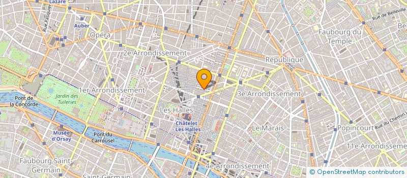 localisation de l'entreprise SCI MEZOARGUE  PARIS