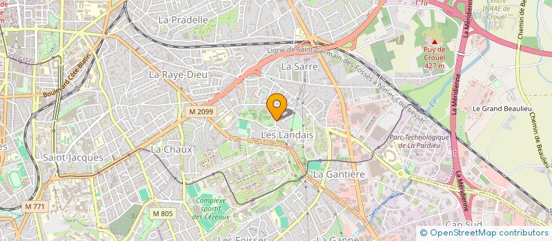 localisation de l'entreprise SCI MEZOR  CLERMONT-FERRAND