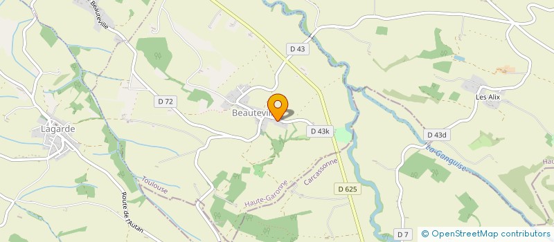 localisation de l'entreprise SCI MEZOSTE  BEAUTEVILLE