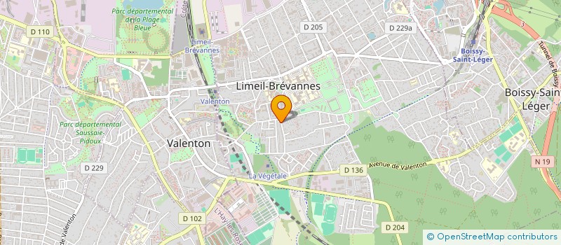 localisation de l'entreprise SCI MEZOUARA à LIMEIL-BREVANNES