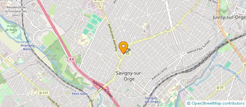 localisation de l'entreprise SCI MEZOUARA  SAVIGNY-SUR-ORGE