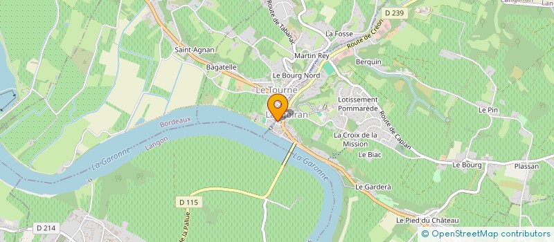 localisation de l'entreprise SCI MEZZANINE  LANGOIRAN