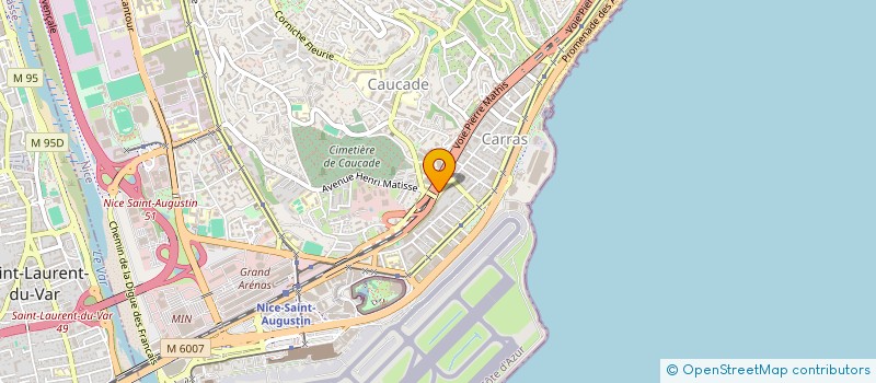 localisation de l'entreprise SCI MF à NICE