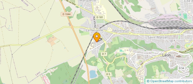 localisation de l'entreprise SCI MF à LAON