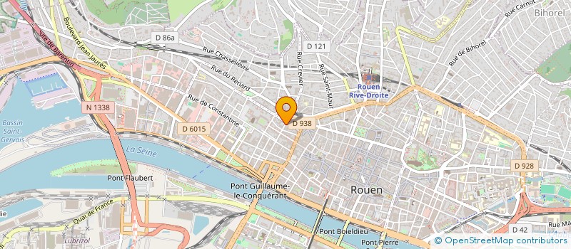 localisation de l'entreprise SCI MF à ROUEN