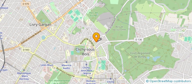 localisation de l'entreprise SCI MF à CLICHY-SOUS-BOIS