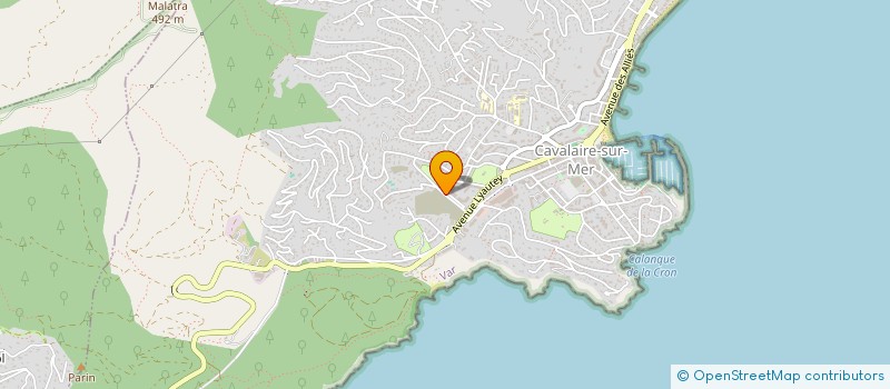 localisation de l'entreprise SCI MF à CAVALAIRE-SUR-MER