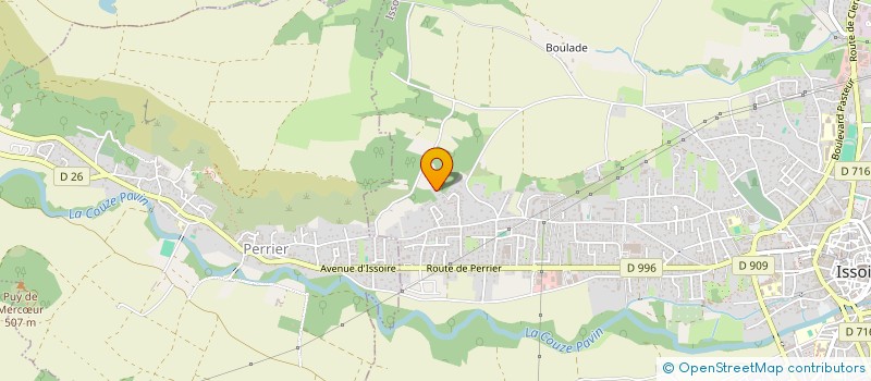 localisation de l'entreprise SCI MF  ISSOIRE