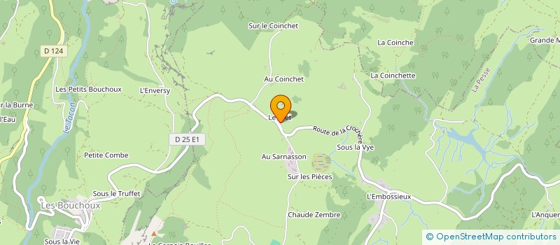 localisation de l'entreprise SCI MF  LA PESSE