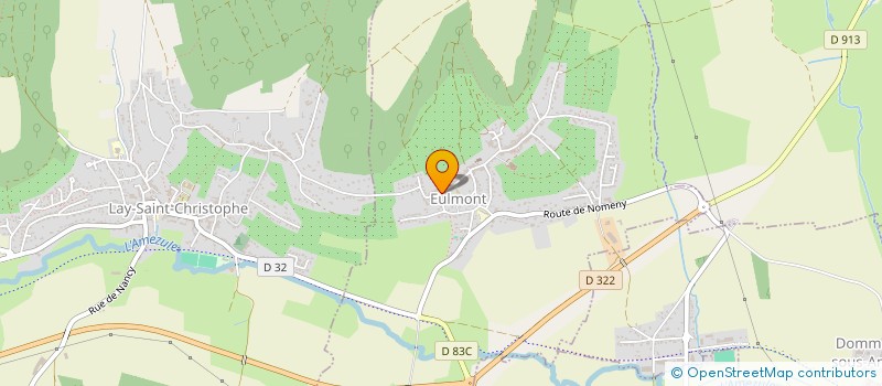 localisation de l'entreprise SCI MF  EULMONT