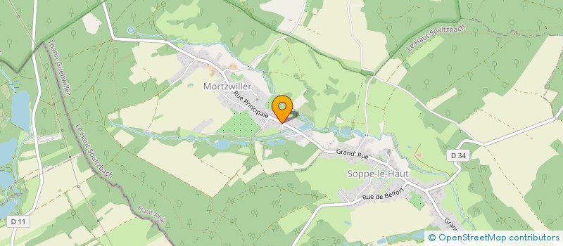 localisation de l'entreprise SCI MF BOIS  BRETTEN