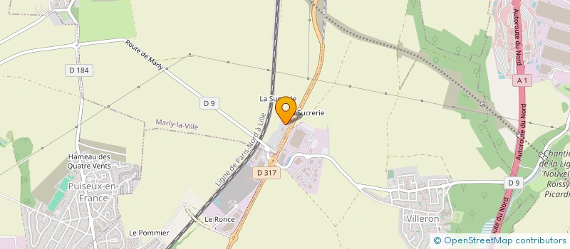 localisation de l'entreprise SCI MF INVEST  MARLY-LA-VILLE