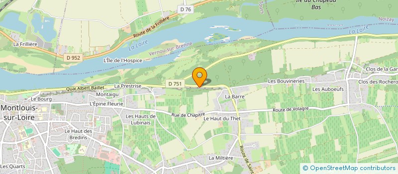 localisation de l'entreprise SCI MF LOCATION à MONTLOUIS-SUR-LOIRE
