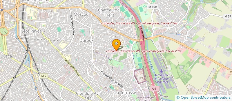 localisation de l'entreprise SCI MF PATRIMOINE à TOULOUSE