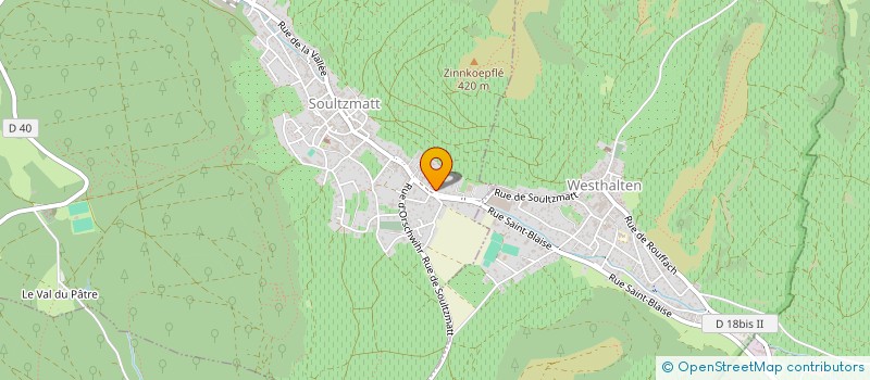 localisation de l'entreprise SCI MF SYREN  SOULTZMATT