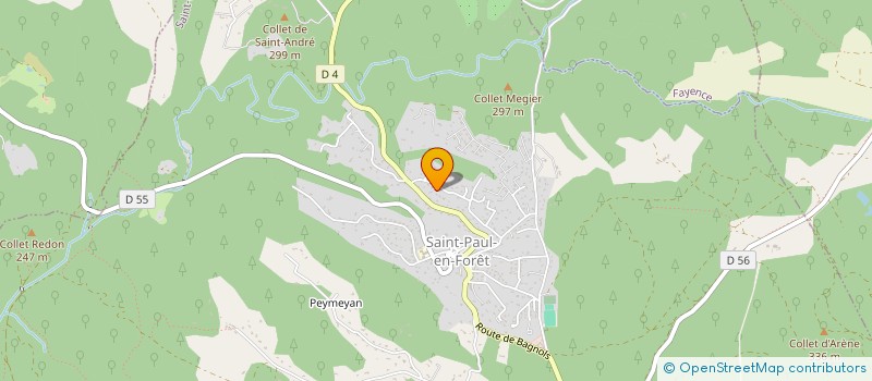 localisation de l'entreprise SCI MF13  SAINT-PAUL-EN-FORET