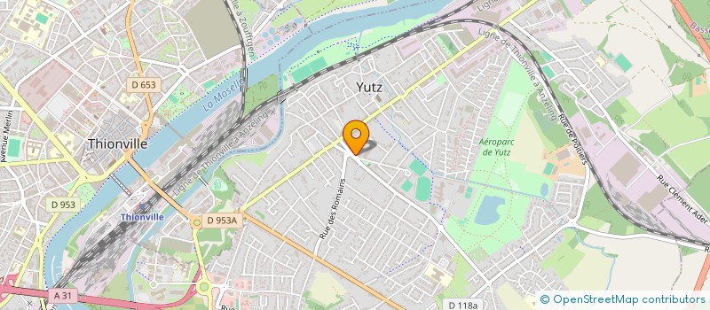 localisation de l'entreprise SCI MF2CR  YUTZ