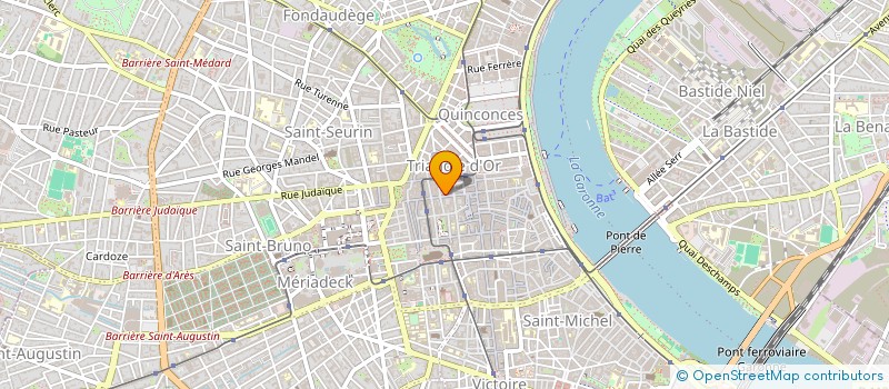 localisation de l'entreprise SCI MF38  BORDEAUX