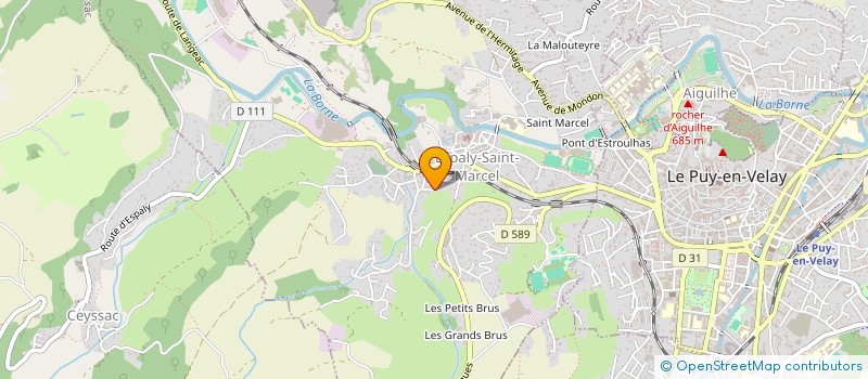 localisation de l'entreprise SCI MF43  ESPALY-SAINT-MARCEL