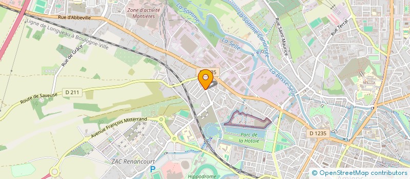 localisation de l'entreprise SCI MFA à AMIENS