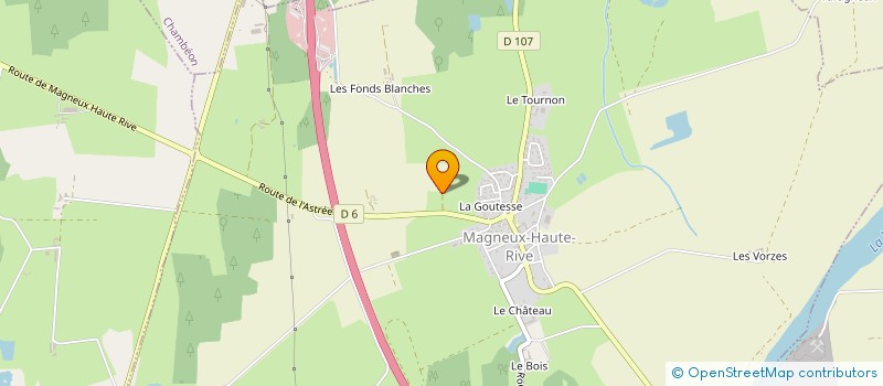 localisation de l'entreprise SCI MFA IMMO  MAGNEUX-HAUTE-RIVE