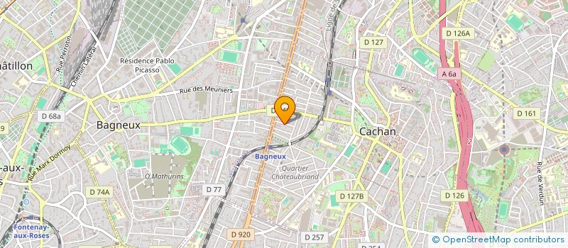 localisation de l'entreprise SCI MFAAD  CACHAN