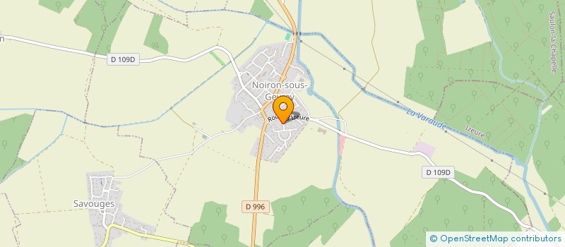 localisation de l'entreprise SCI MFABC21  NOIRON-SOUS-GEVREY