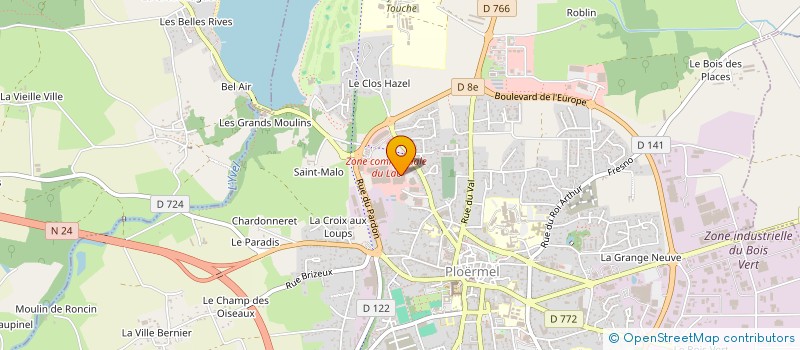 localisation de l'entreprise SCI MFAN  PLOERMEL