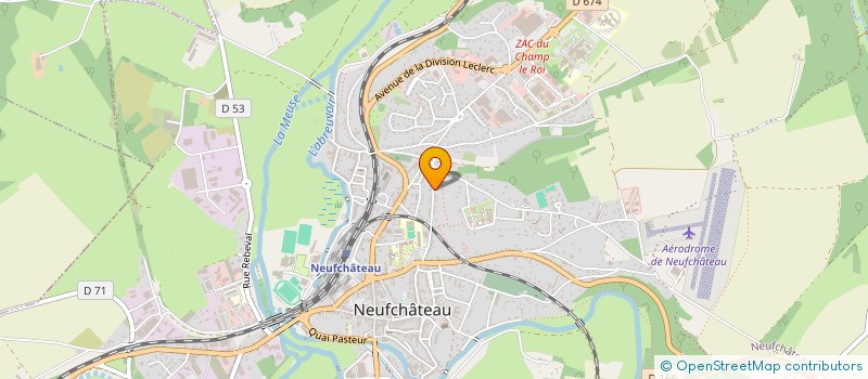 localisation de l'entreprise SCI MFAT à NEUFCHATEAU
