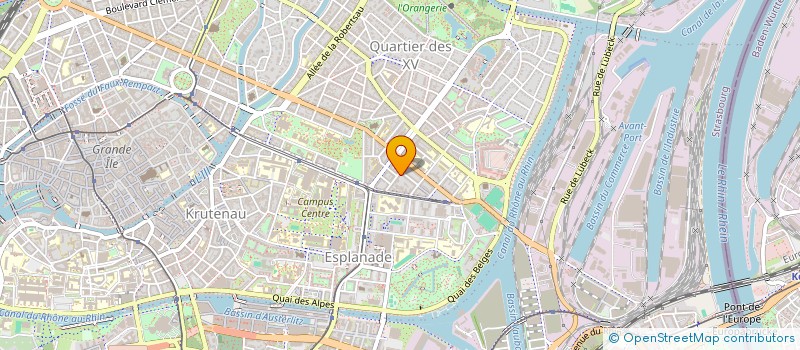 localisation de l'entreprise SCI MFB  STRASBOURG