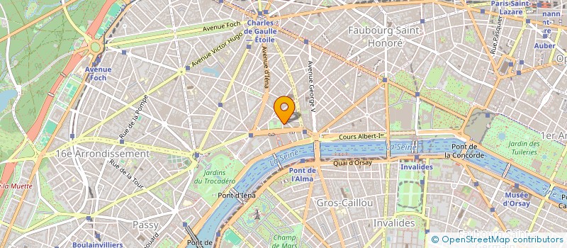 localisation de l'entreprise SCI MFB  PARIS