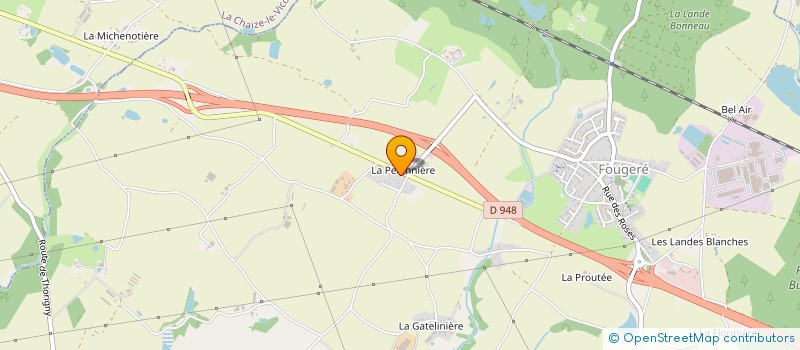 localisation de l'entreprise SCI MFB  FOUGERE