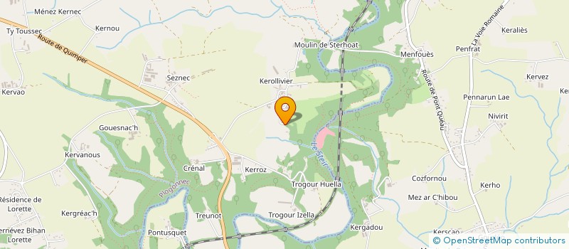 localisation de l'entreprise SCI MFB IMMO  PLOGONNEC