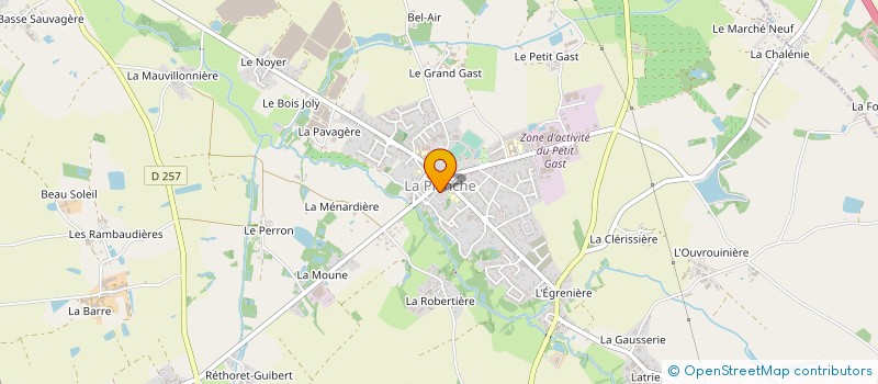 localisation de l'entreprise SCI MFC  LA PLANCHE