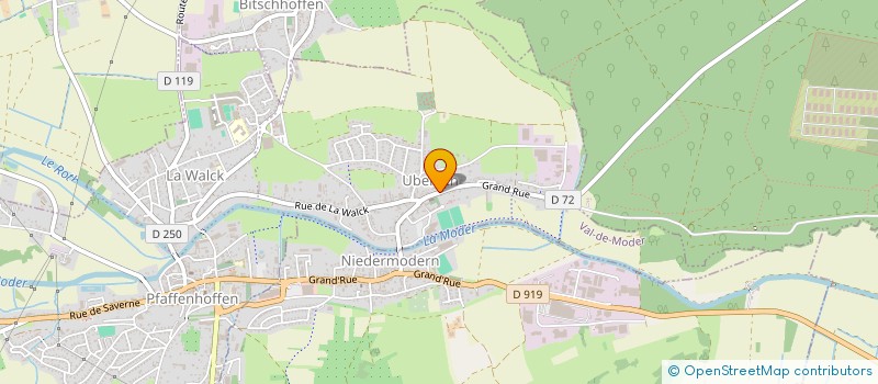 localisation de l'entreprise SCI MFD  VAL-DE-MODER